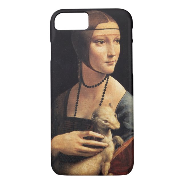 Lady and Ermine Case-Mate iPhone Case (Back)