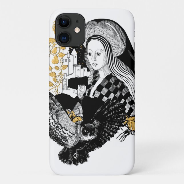 Lady and Night Owl Case-Mate iPhone Case (Back)