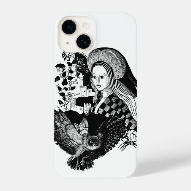 Lady and Night Owl iPhone Case (Back)