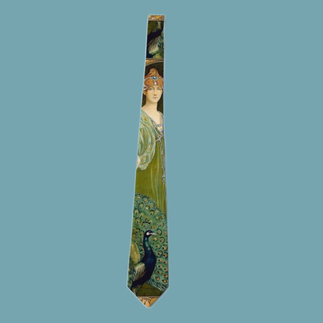 Lady and Peacock Tie (Creator Uploaded)