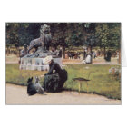 Lady and Scotties in the Park