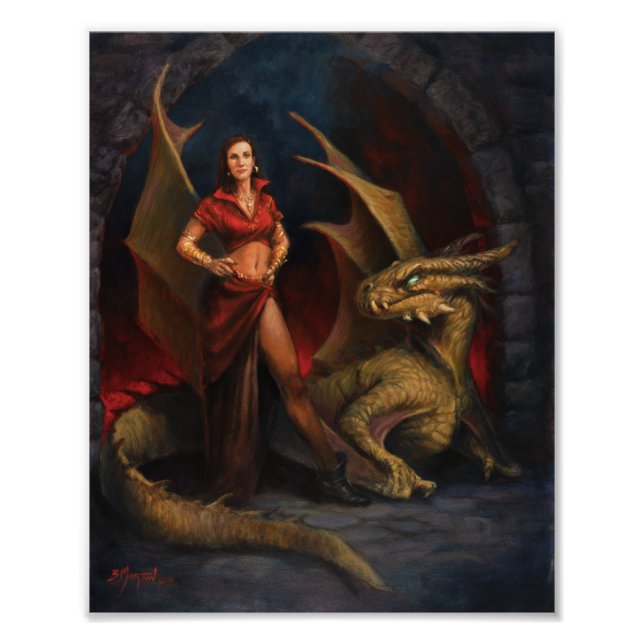 Lady and the Dragon Photo Print (Front)