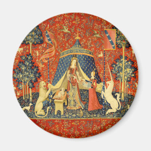 Lady and the Unicorn Mediaeval Tapestry Art Magnet