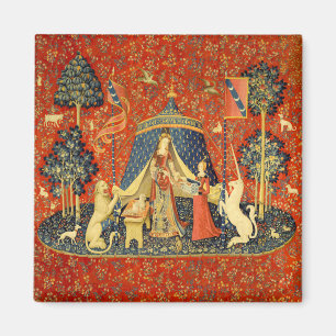 Lady and the Unicorn Mediaeval Tapestry Art Magnet