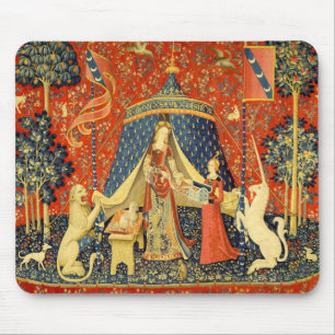 Lady and the Unicorn Mediaeval Tapestry Art Mouse Pad