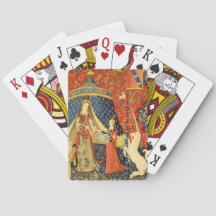 Lady and the Unicorn Mediaeval Tapestry Art Playing Cards