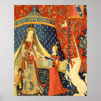 Lady and the Unicorn Mediaeval Tapestry Art