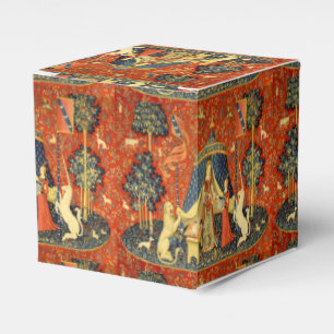 Lady and The Unicorn Mediaeval Tapestry: French Ar Favour Box