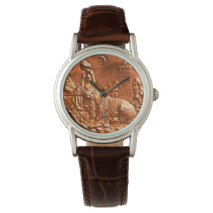 LADY AND UNICORN Mediaeval Medallion Watch