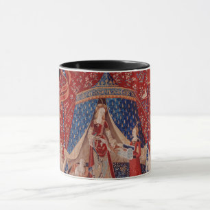 Lady and Unicorn Mediaeval Tapestry Desire Mug