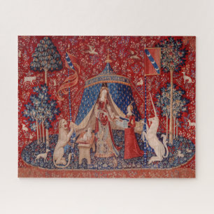 Lady and Unicorn Mediaeval Tapestry Sight Jigsaw Puzzle