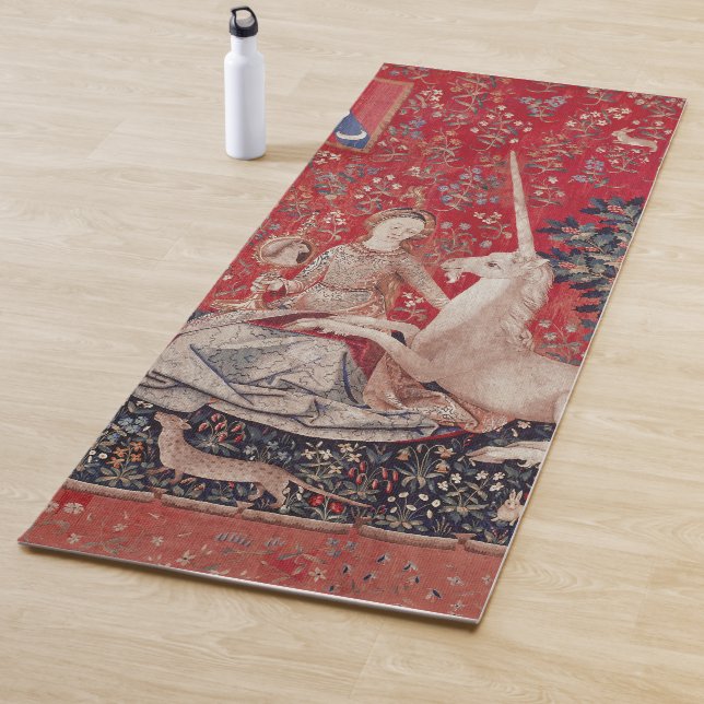 Lady and Unicorn Mediaeval Tapestry Sight Yoga Mat (In Situ)
