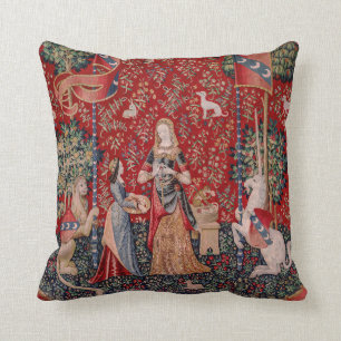Lady and Unicorn Medieval Tapestry Smell Cushion
