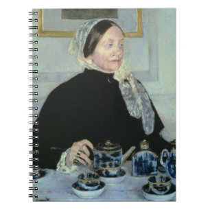 Lady at the Tea Table, 1885 (oil on canvas) Notebook