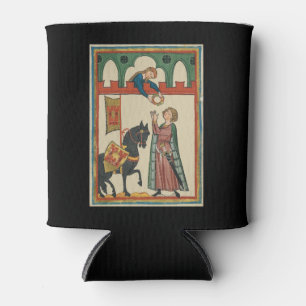 Lady Awarding Knight A Garland, 14th Century Can Cooler