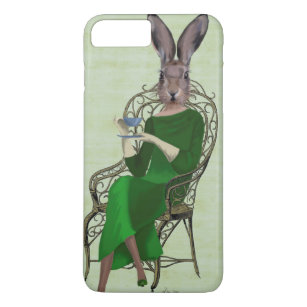 Lady Bella Rabbit Taking Tea 3 Case-Mate iPhone Case