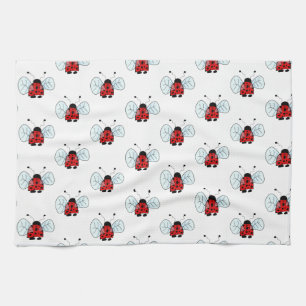 Lady bird tea towel