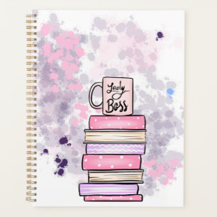 Lady Boss Books and Mug Planner