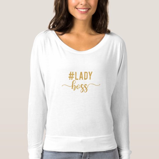 lady boss gold glitter T-Shirt