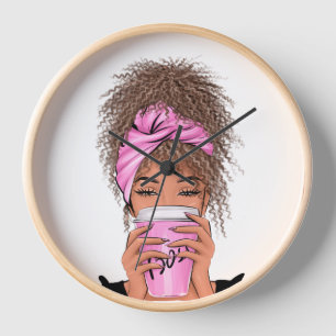 Lady Boss Life, Boss Babe Woman Bangle Bracelet Bu Clock
