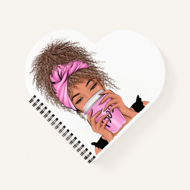 Lady Boss Life, Boss Babe Woman Bangle Bracelet Bu Notebook (Front)