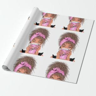Lady Boss Life, Boss Babe Woman Wrapping Paper