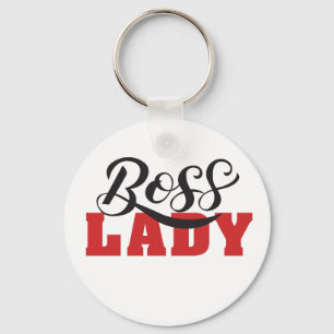 Lady Boss – Strong Confident Woman Design Key Ring