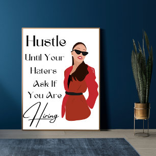 Lady Boss Wall Art,Boss Lady Quotes, Motivational  Poster