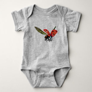 Lady bug Bug Flight  Jersey Bodysuit