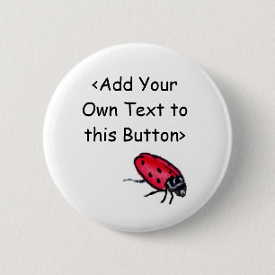 Lady Bug Button