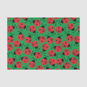 Lady Bug Cute Kid's Ladybug Birthday Party Tissue Paper