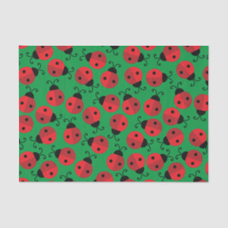 Lady Bug Cute Kid's Ladybug Birthday Party Tissue Paper