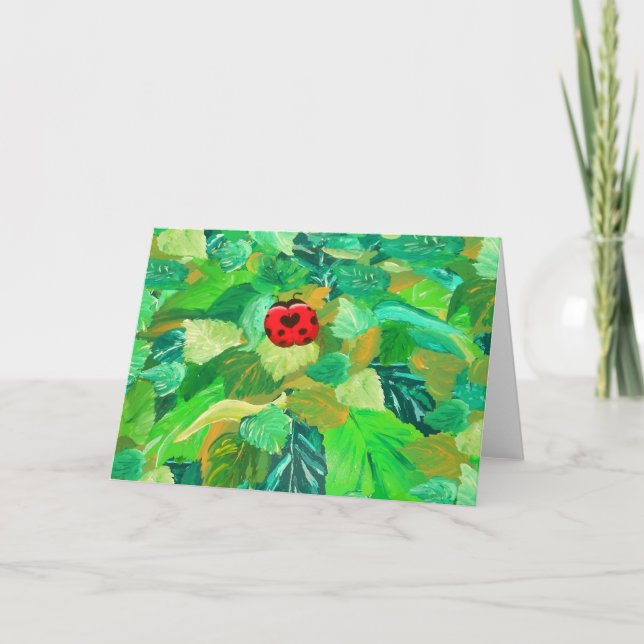 Lady Bug - Greeting Card (Front)