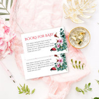 Lady bug little lady baby shower book request