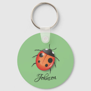 Lady Bug Personalised Key Chain