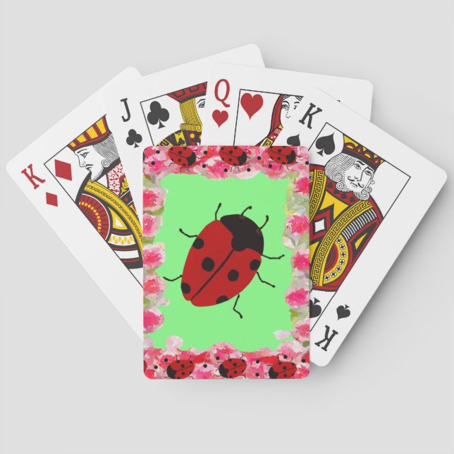 Lady Bug Playing Cards (Back)