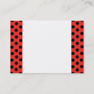 Lady Bug Polka Dots Business Card