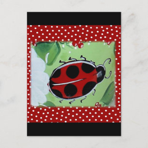 Lady Bug Postcard