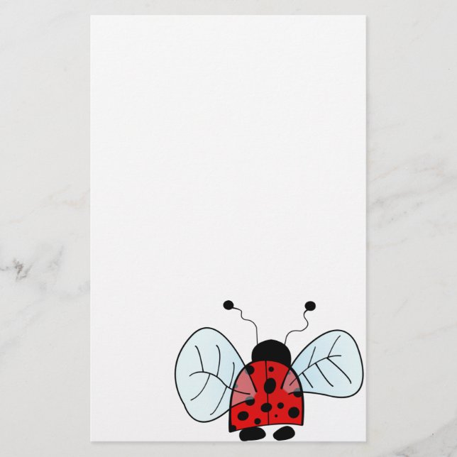 Lady bug stationery (Front)