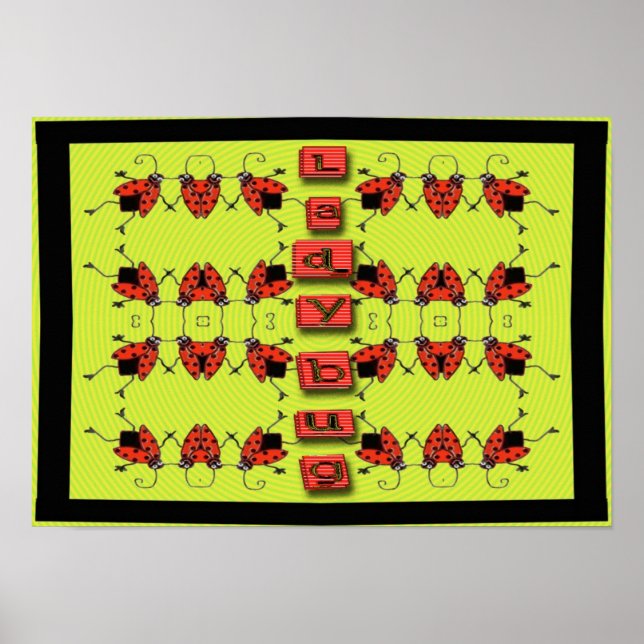 lady bugs on parade poster (Front)
