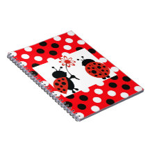 Lady Bugs Spiral Notebook