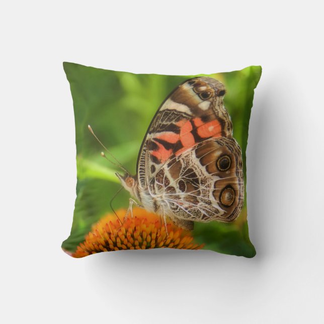 Lady Butterfly Pillow (Front)