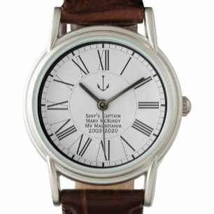 Lady Captain Ship Crew Commemorative Watch