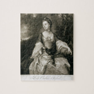 Lady Caroline Russell, engraved by James McArdell Jigsaw Puzzle