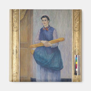 Lady Carrying Bread, 1889 Magnet