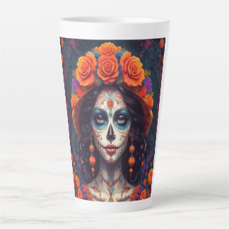 Lady Catrina portrait Latte Mug