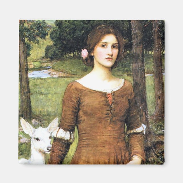 Lady Clare with a Fawn Magnet (Front)