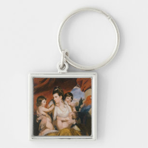 Lady Cockburn and her Three Eldest Sons, 1773 Key Ring