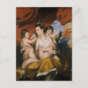 Lady Cockburn and her Three Eldest Sons, 1773 Postcard