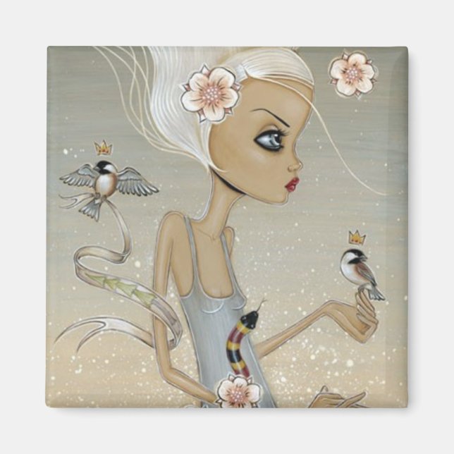 Lady Coral Magnet (Front)